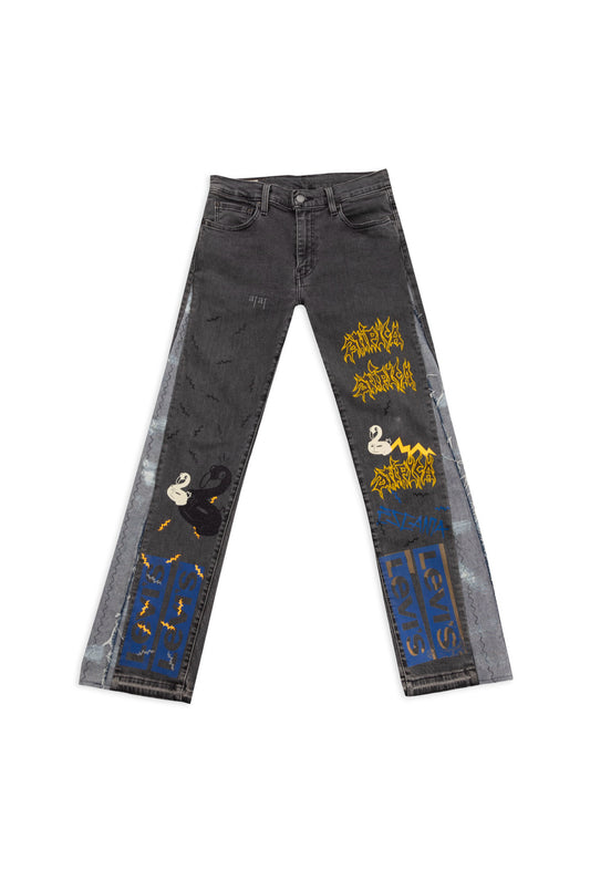 Pantalon DENIM PARCHES